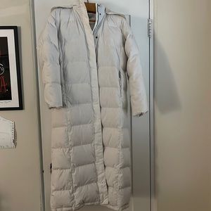 LL Bean long Ultrawarm down coat, Size L